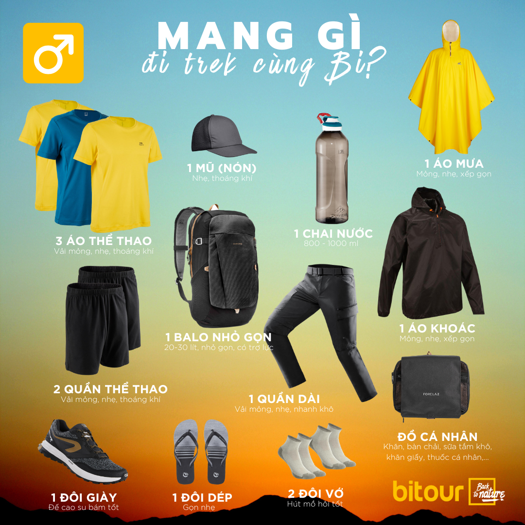 Chuẩn bị cho chuyến trekking