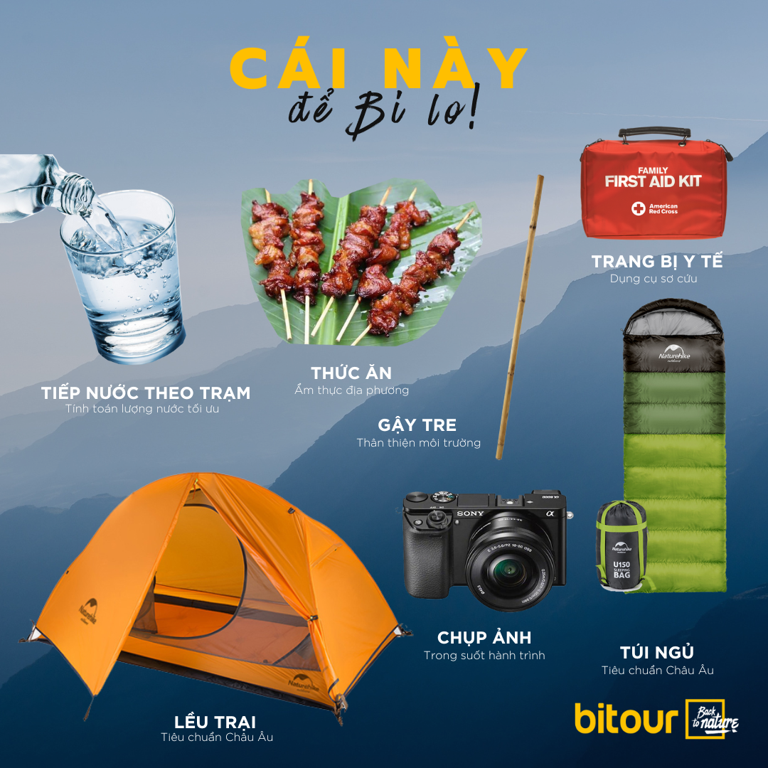 Chuẩn bị cho chuyến trekking